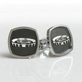 Sterling Silver Cufflink's, Custom Logo, 3/4" Diameter, 1.7mm Thickness